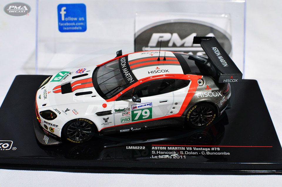 CHRIS BUNCOMBE, SAM HANCOCK, SIMON DOLAN 2011 JOTA ASTON MARTIN V8 VANTAGE 1:43